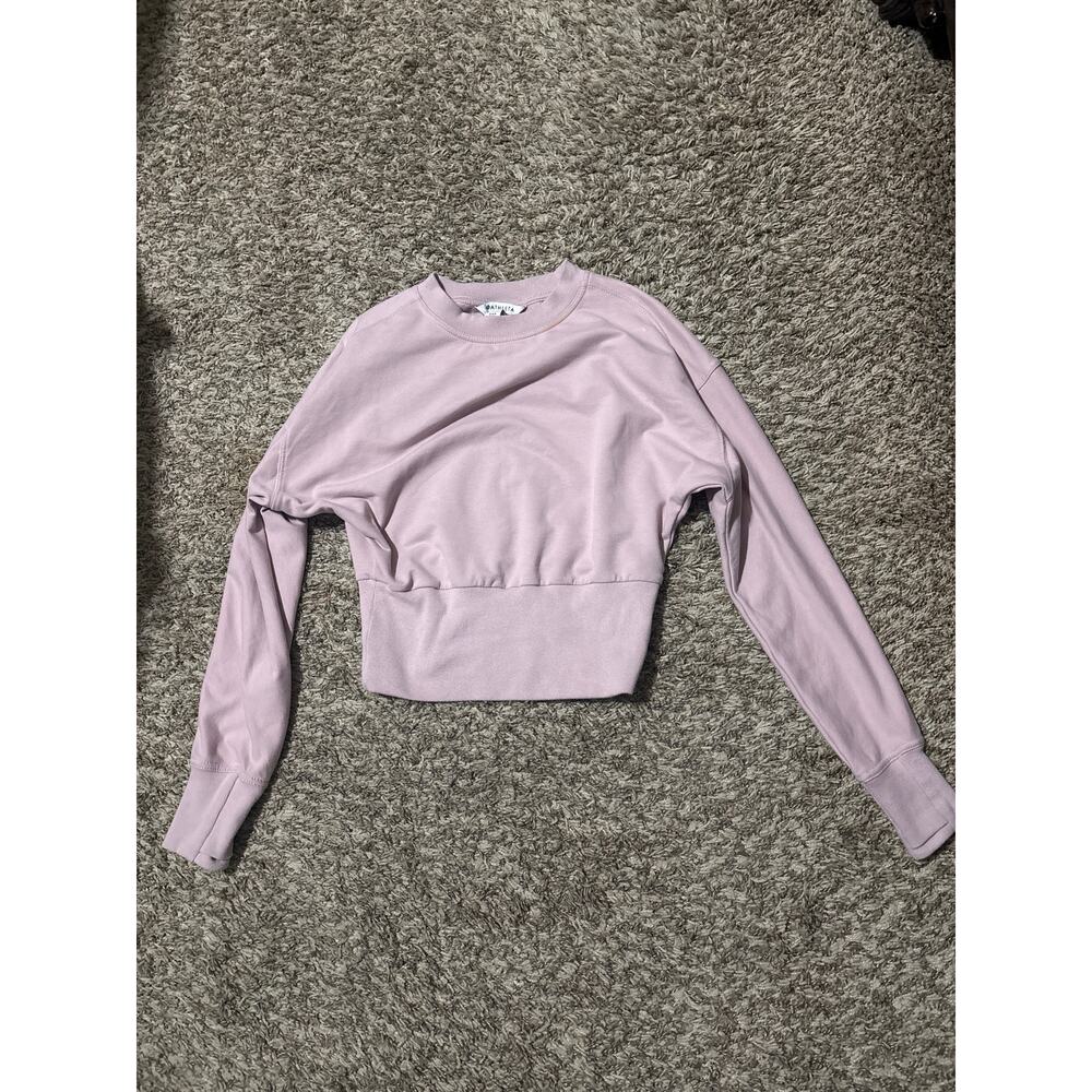 Athleta Crop Sweater Sweatshirt XXS